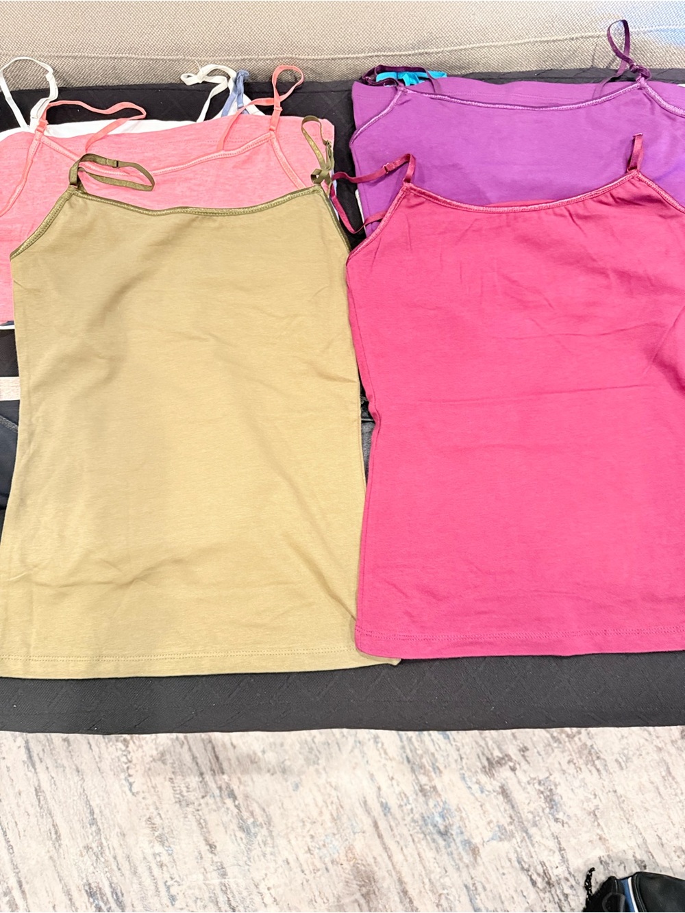 BOGO SALE!!!!! ππππ
Assorted Tank Tops / adjustable straps in built-in bra - Picture 8 of 8